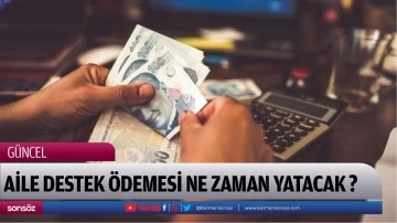 AİLE DESTEK &Ouml;DEMESİ NE ZAMAN YATACAK? 