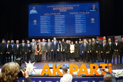AK Parti Batman İl Başkanlığı Yeni y&ouml;netim belli oldu