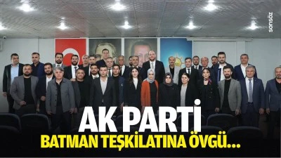 AK Parti Batman Teşkilatına &ouml;vg&uuml;&hellip;