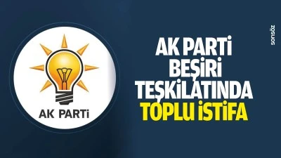 AK Parti Beşiri teşkilatında toplu istifa