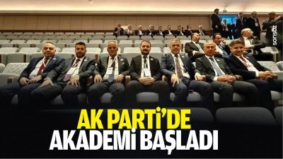 AK Parti&rsquo;de akademi başladı