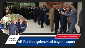 AK Parti&rsquo;de geleneksel bayramlaşma