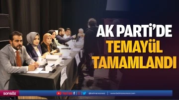 AK Parti’de temayül tamamlandı