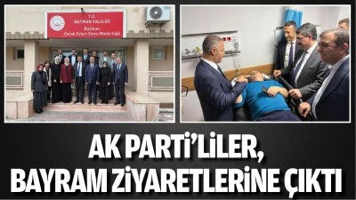 AK Parti&rsquo;liler, bayram ziyaretlerine &ccedil;ıktı