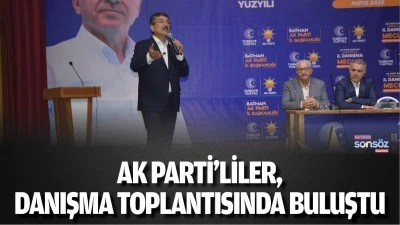 AK Parti&rsquo;liler, danışma toplantısında buluştu