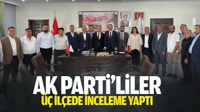 Ak Parti&rsquo;liler, &uuml;&ccedil; il&ccedil;ede inceleme yaptı