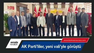 AK Parti’liler, yeni vali’yle görüştü