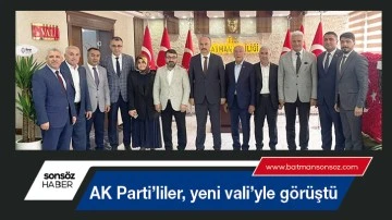 AK Parti&rsquo;liler, yeni vali&rsquo;yle g&ouml;r&uuml;şt&uuml;