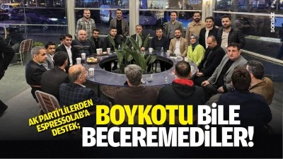AK Parti&rsquo;lilerden Espressolab&rsquo;a destek; Boykotu bile beceremediler!
