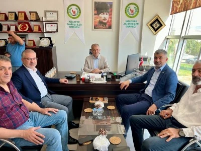 AK Parti Mardin Milletvekili Kılı&ccedil;, Kızıltepe Hububat Ticaret Merkezini ziyaret etti