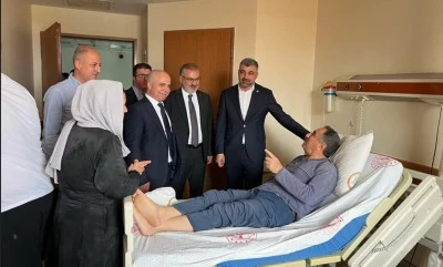 AK Parti Mardin Milletvekili Kılı&ccedil;'tan hastane ziyareti