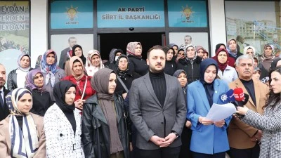 AK Parti Siirt Kadın Kolları Başkanlığından 8 Mart D&uuml;nya Kadınlar G&uuml;n&uuml; a&ccedil;ıklaması