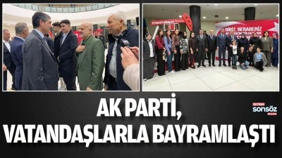 AK Parti, vatandaşlarla bayramlaştı