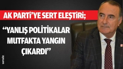 AK Parti&rsquo;ye sert eleştiri