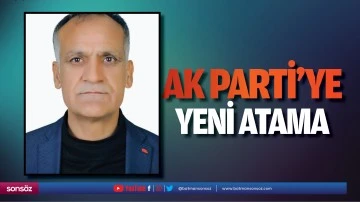 AK Parti’ye yeni atama…