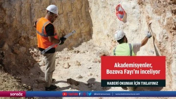 Akademisyenler,  Bozova Fayı&rsquo;nı inceliyor