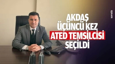 Akdaş, &uuml;&ccedil;&uuml;nc&uuml; kez ATED temsilcisi se&ccedil;ildi