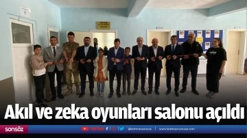 Akıl ve zeka oyunları salonu a&ccedil;ıldı