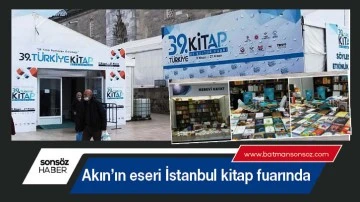 Akın'ın eseri İstanbul kitap fuarında