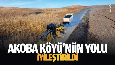 Akoba K&ouml;y&uuml;&rsquo;n&uuml;n yolu iyileştirildi