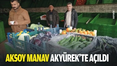 Aksoy Manav Aky&uuml;rek&rsquo;te A&ccedil;ıldı