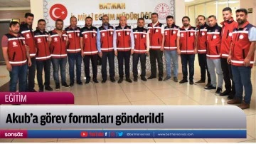 Akub&rsquo;a g&ouml;rev formaları g&ouml;nderildi