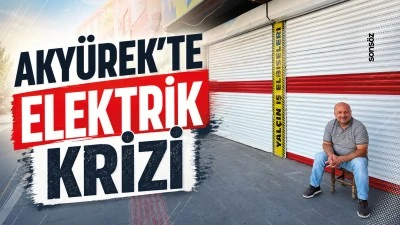 Aky&uuml;rek'te elektrik krizi
