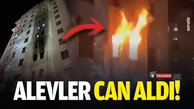 Alevler can aldı!