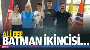 Ali Efe, Batman ikincisi&hellip;
