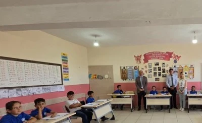 Ali Eyy&uuml;pkoca Savur'da okulları ziyaret etti