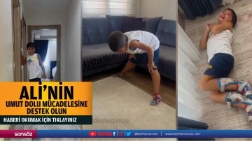 Ali&rsquo;nin umut dolu m&uuml;cadelesine destek olun