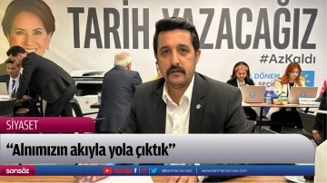 &ldquo;Alnımızın akıyla yola &ccedil;ıktık&rdquo;