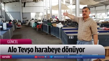 Alo Tevşo harabeye d&ouml;n&uuml;yor