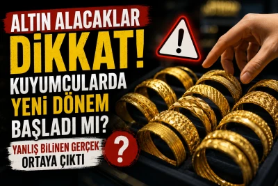 Altın Alacaklar Dikkat! Kuyumcularda Yeni D&ouml;nemle İlgili Yanlış Bilinen Ger&ccedil;ek Ortaya &Ccedil;ıktı
