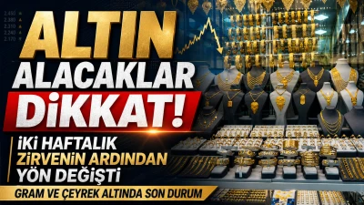 Altın Alacaklar ve Satacaklar Dikkat: İki Haftalık Zirvenin Ardından Y&ouml;n Değişti