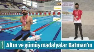 ALTIN VE G&Uuml;M&Uuml;Ş MADALYALAR BATMAN&rsquo;IN
