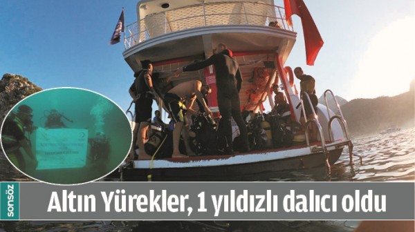 ALTIN Y&Uuml;REKLER, 1 YILDIZLI DALICI OLDU