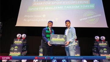 Amat&ouml;r kul&uuml;plere malzeme desteği