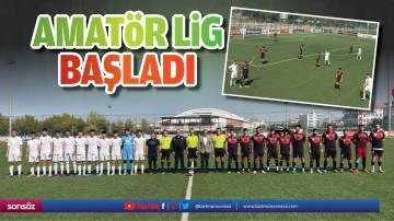 Amat&ouml;r lig başladı