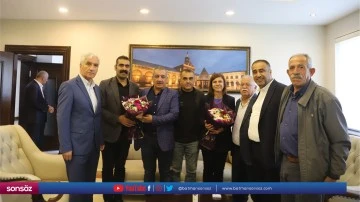 Amat&ouml;r spor birliklerinden Eş Başkanlara ziyaret