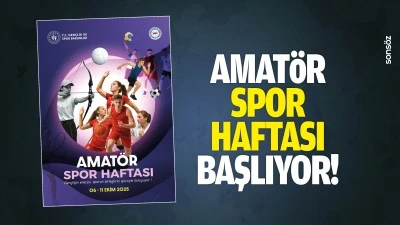 Amat&ouml;r spor haftası başlıyor!