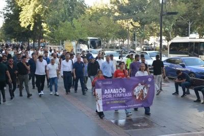 Amat&ouml;r Spor Haftası coşkuyla kutlandı