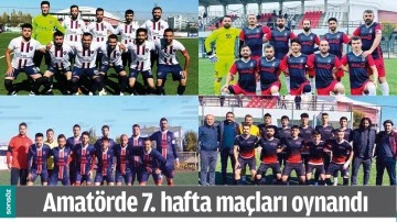 AMAT&Ouml;RDE 7. HAFTA MA&Ccedil;LARI OYNANDI