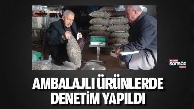 Ambalajlı &uuml;r&uuml;nlerde denetim yapıldı