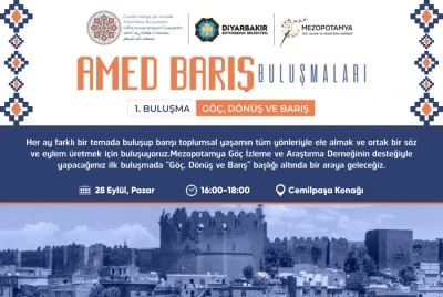 &lsquo;Amed Barış Buluşmaları&rsquo; başlıyor