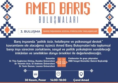 Amed Barış Buluşmalarında yeni oturum ger&ccedil;ekleştirilecek