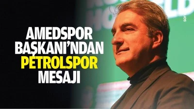 Amedspor Başkanı&rsquo;ndan Petrolspor mesajı&hellip;