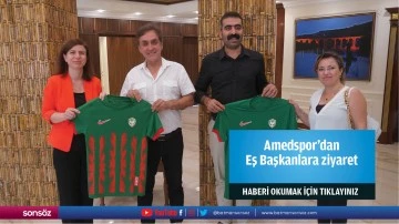 Amedspor&rsquo;dan Eş Başkanlara ziyaret