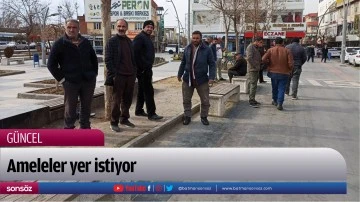Ameleler yer istiyor