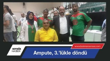 Ampute, 3.&rsquo;l&uuml;kle d&ouml;nd&uuml;